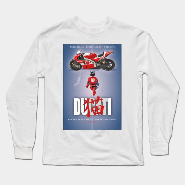 duCATi/Akira Long Sleeve T-Shirt by the12